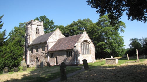 A view of St Michael's Church, Baddesley Clinton, Warwickshire
